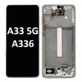 Samsung Galaxy SM-A336 (A33 5G 2022) With Frame LCD Touch Screen (Original Service Pack) [White] GH82-28143B/28144B